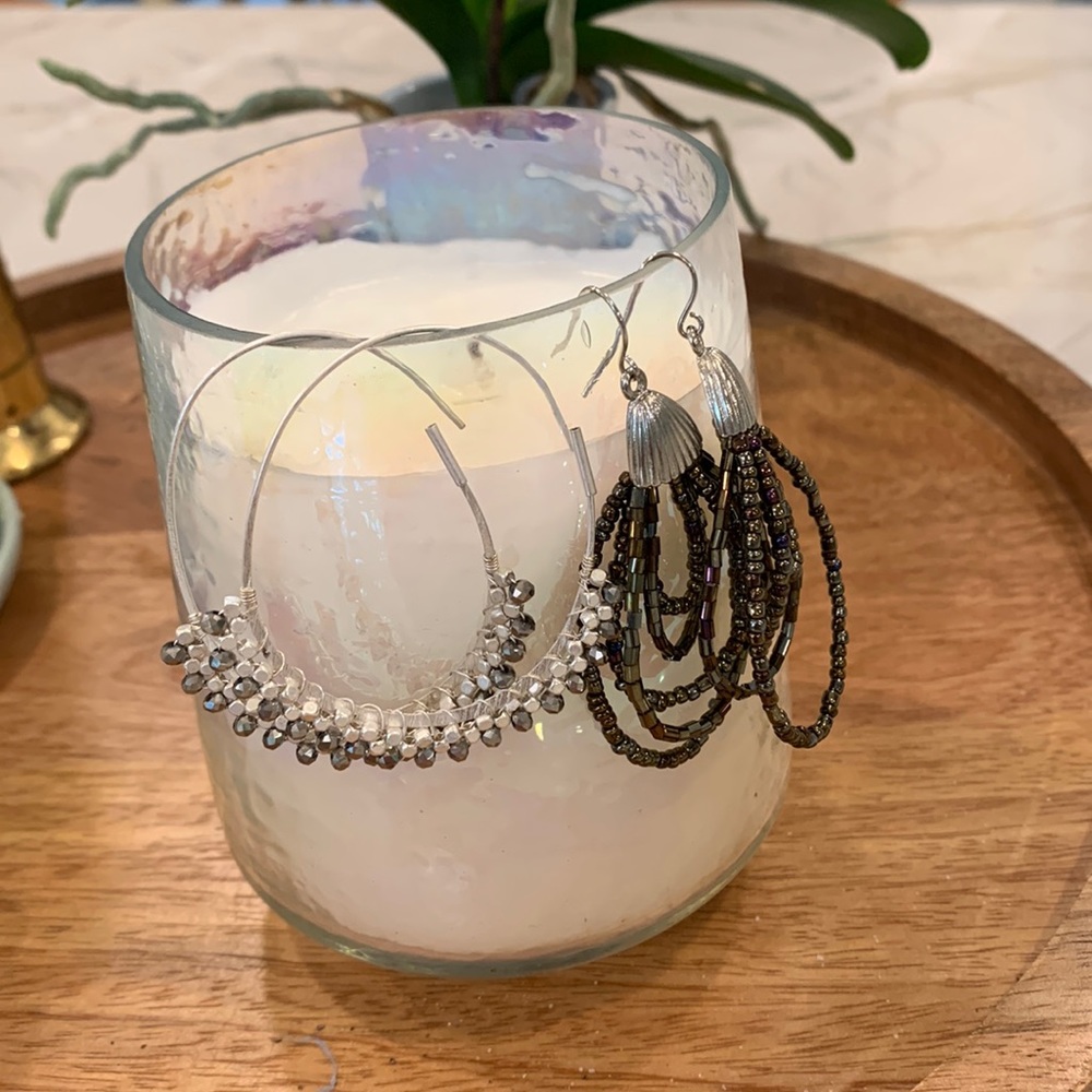 Set Of Two Fashion Earrings